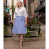Simplicity US8612F5 Easy to Sew Women's Wrap Skirt Sewing Patterns by Ashley Nell Tipton, Sizes 18W-26W