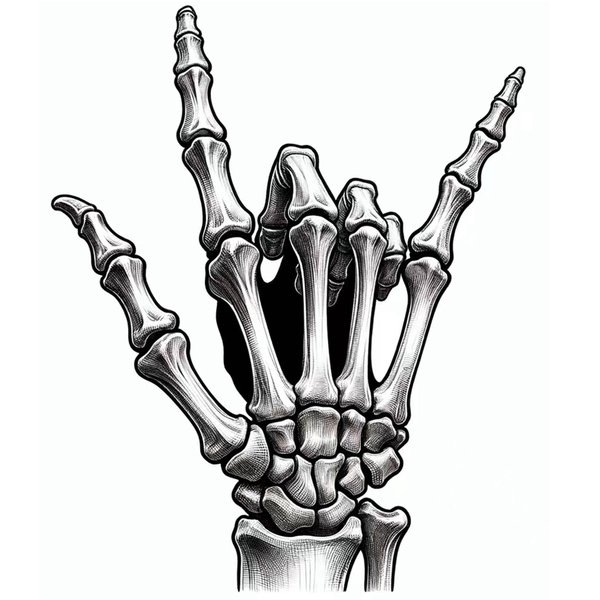 Dopetattoo Tattoo design 6 Sheets Temporary Tattoos Hand Skeleton Tattoo Ghost hand Fake tattoos Neck Arm Chest