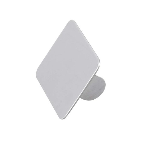 Minkissy Makeup Plate, Mini Nail Art Cosmetic Ring Palette Stainless Steel Foundation Mixing Palette with Spatula Tool