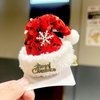 Totelux Christmas Hair Clips Sequins Red Santa Hat Hair Barrettes With Snowflakes Cute Alligator Clips Hair Accessories for Women Girls Christmas Party Supplies Cosplay Costumes accessories