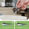 BALUCA Nail Clipper with Catcher, No Mess Anti Splash Fingernail Toenail Clipper, Stainless Steel Nail Cutter Nail Trimmer for Men and Women - 2 Pack