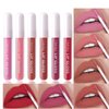 Clubday Multicolor Lip Gloss Non-Sticky Matte Long-lasting Color Lip Lacquer Liquid Lipstick Makeup Set Natural Glowy 6 Pcs-01