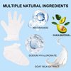 ROUSE Hand and Foot Mask Set, 3 Pack Foot Mask & 3 Pack Hand Mask for Dry Cracked Hand Heel, Moisturizing Glove & Socks with Nicotinamide + Shea Butter + Goat Milk