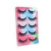 Wffenhefragrance Artificial Mink Eyelashes - Fluffy Wispy Lashes 5 Pairs | Natural Look False Eyelashes Extensions| Easy to Apply | Reusable Strip Lashes | 7-13-14mm