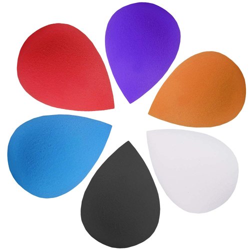 Makeup Sponge Applicators Beauty Foundation Blender Egg Shaped Great for Liquid, Creams, and Powder Multi Color