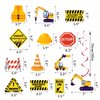 26 Pack of Construction Hanging Swirls（13 Pattern）Construction Birthday Party Supplies for Kids Double-Sided Excavator Dig in Dump Truck Hanging Swirls Foil Spiral Ceiling Streamers for Boy