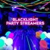 Glow King Black Light Streamers | 8 Pack of 100ft Fluorescent Rolls | Premium UV Reactive Neon Crepe Paper | Ideal Gift for Blacklight Birthday Decorations and Events | Glow in the Dark Party Supplies