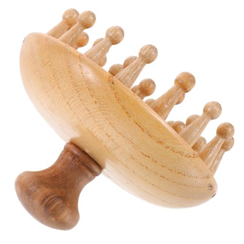 GLEAVI Wooden Massage Comb Wooden Scalp Brush Wood Massage Tool Hair Scalp Massager Comb