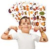 96PCS Woodland Animal Temporary Tattoos for Kids - Cute Forest-Themed Party Favors, Ideal for Birthday Parties, School Prizes, and Autumn Celebrations