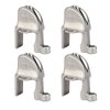 Boat Fender Clips, Adjustable Pontoon Boat Square Rail Fender Cleats/Clips/Hangers for Pontoon Bumpers, Pontoon Boat Accessories for Bumpers, 4 Pack