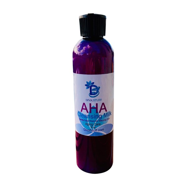 Diva Stuff AHA Anti Aging Cleansing Milk with Honey, Aloe, Knotgrass & More