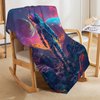 Astronaut Print Blanket Space Planet Galaxy Throw Blankets Gifts for Couch Sofa Bed Stuff Decor Lightweight Soft Cozy Fleece Plush Warm Flannel Bedding for Lover Men Women Boys Girls Kids 40"x50"