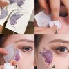 12 Sheets Glitter Temporary Tattoos - 4.1 x 4.7 In Colorful High-End Festival Makeup Stickers for Face Eye Makeup Birthday Party Favors Gifts