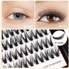 Vayator Eyelashes 10-12mm Mixed,12-14mm Mixed,14-16mm Mixed Mink Eyelashes Extension Natural Russian Volume Faux Eyelashes Individual Lashes Makeup Tools (20D-10mm-12mm Mixed)