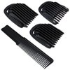 Bedaily Replacement 3Pcs Beard Stubble Blade Guards (3mm 5mm 7mm) with Beard Comb Set Compatible for Phi+lips Norel+co Multigroom Trimmer MG3710 MG3720 MG3721 MG3722 MG3730 MG3740 MG3747 MG3748