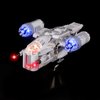 Decoration Light Kit for Lego The Razor Crest The Mandalorian 75292 Set,Pack with USB Powered Lights and Cables Without Building Blocks Model (Basic Version)