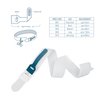 Ugo Fix Catheter Strap (x5) – Catheter Securement Retaining Strap/Catheter Holder, with Anti Slip and Irritation Silicone Grip and Free Laundry Bag (Pack of 5) (Medium)