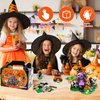 MOEMOE BABY Halloween Building Block Set, Halloween Party Favors Mini Cute Bricks for Kids 6 in 1 Halloween Toys for Family and School Teaching
