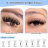 Obeyalash 600 Fans Premade Lash Extensions Fans Premade Volume Fans Eyelash Extensions Pro Made Fans Lash Extensions D Curl Handmade Loose Fans for Lash Extension Supplies (14D-0.05D-D, 8-15mm)