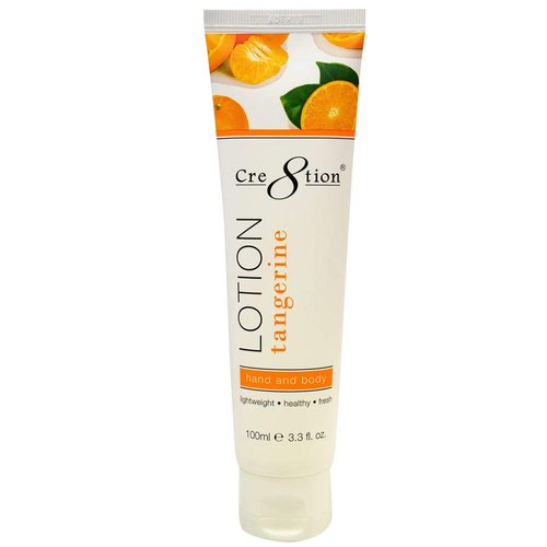 Cre8tion Spa Hand & Body Lotion Nourishing Skin Lotion Moisturizer From Dryness and Flaking 100 ml/fl. 3.3 oz (Tangerine)