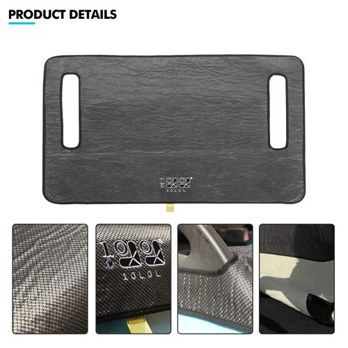 10L0L Universal Golf Cart Seat Covers Towel/Blanket with Armrest for EZGO, Club Car- 50 x 30inch - Dark Grey- All -Weather Protection- Perfect for 2-Person Seat