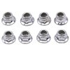 Blomiky 8 Pack 9125 Scew Lock nut 25-WJ02 Spare Part for 9125 9155 9156 RC Car RC Truck 9125 Locknut 2