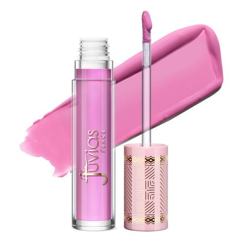 Juvia's Place Pink Smoothie Gloss Guava Berry - Splash of Pink & Mauve Tones, Hydrating Cream Lip Gloss, Full-Intensity Pigments With Nourishing Cocoa Butter And Chia Oil