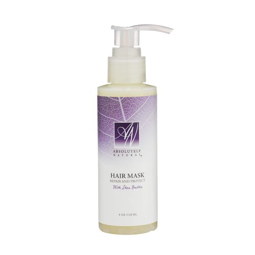 Absolutely Natural - Argan Oil Hair Mask and Deep Conditioner to Hydrate and Repair Damaged Hair, Vegan and Cruelty-Free, Made in USA