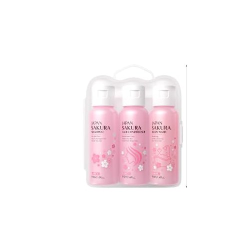Evolvique Sakura Bath & Hair Care Set