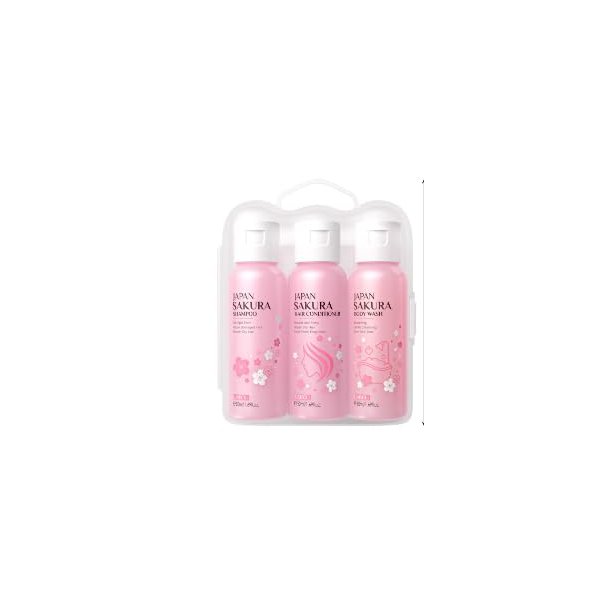Evolvique Sakura Bath & Hair Care Set