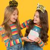 Fancy Land 12 Pack Happy New Year Hats Glitter Headbands NYE Tiaras 2025 New Years Eve Party Supplies for Adults Kids Women Men Hats