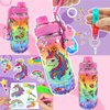 7july Decorate Your Own Water Bottle Kits for Girls Age 4-6-8-10 (Stainless Steel),Unicorn Themed Painting Crafts,Fun Arts and Crafts Gifts Toys for Girls Birthday Christmas