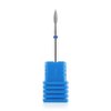 NMKL38 Cuticle Nail Drill Bits Flame Shape 3/32” Professional Safety Cuticle Clean Tool Dead Skin Remover Manicure
