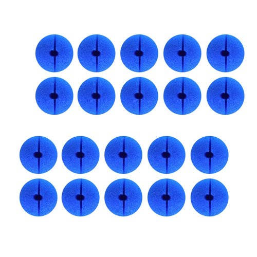50pcs Blue Foam Clown Novelty Sponge Clown Clown Coaplay Costume Circus Comic Themed Party Supplies for Party Masquerade Festival ( Blue )