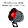 YOMTOVM 12V Car Alarm System Anti-Theft Horn Siren with 2 Remotes 7-Levels Sensitivity Universal Security Protection System Vehicle Alarm System with Sound