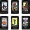 SUNHHX Tarot Cards Set, Tarot Cards for Beginners with Meanings on Them，Tarot Cards with Guide Book for Beginners