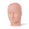 Lash Mannequin Head, Practice Training Head,for Make Up and Lash Extention,Cosmetology Doll Face Head,Soft-Touch Rubber Practice Head,Easy to Clean by Skincare Essential Oil. (Skin colour)