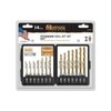 14pc Titanium Drill Bit Set