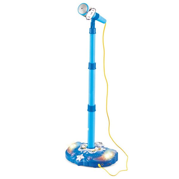 KonHaovF Kids Karaoke Machine for Boys with Lights, Microphone with Adjustable Stand Singing Karaoke Machine for Girls Boys