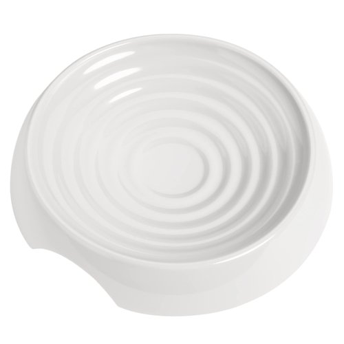 CatGuru Cat Bowls, Whisker Stress Free Cat Food Bowl, Reliefs Whisker Fatigue, Wide Cat Bowl, Non Slip Cat Food Bowls, Shallow Cat Dish, Cat Feeding & Watering Supplies (Marshmallow)