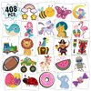 Partywind 408 PCS Kids Tattoos for Party Supplies, Individually Wrapped Sheet Temporary Tattoos Stickers for Kids Goodie Bag Stuffers, Fun Birthday Party Favors