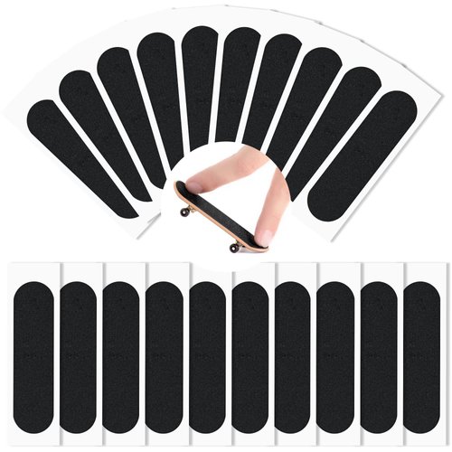 Haisalin 30Pcs Fingerboard Foam Grip Tape, Precut Fingerboard Grip Tape,Foam Grip Tape for Fingerboards, Precut & One Step Instal (30)