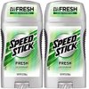 Speed Stick Deodorant, Fresh, 3 Ounce (Pack of 2)