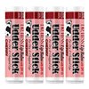 Dr. Hess Original Udder Stick SPF Lip Balm, Soothing Moisturizer Sun Screen Balm for Dry Lips with Jojoba, Beeswax & Shea Butter, Total Lip Care, Hydration & Repair, Cherry Flavor, 4 Pack