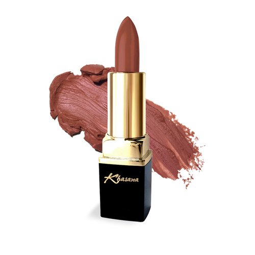 Khasana Lipstick. Long Lasting Hydrating Lip Color, Moisturizing Formula, Infused with Vitamin E and Vitamin C. Lip Makeup, Matte lipstick # 105