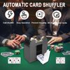 GDHSWJ Automatic Card Shuffler, Casino Card Shufflers 1-6 Decks USB-C/Battery-Operated, Electric Card Shuffler for UNO,Casino Card Game,Poker,Phase 10,Blackjack,Texas Hold'em,Home Card