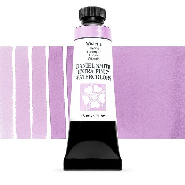 Daniel Smith Extra Fine Watercolor 15ml Paint Tube, Wisteria, 0.51 Fl Oz (Pack of 1)