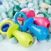 Blue Dserw Dog Pacifier Chew Toys, Mini Bite Resistant Bell Shape Rubber Pacifier Pet Dog Puppy Molar Chew Training Toy,Bell Chewing Playing Training Toy, for Pet Puppy Dog Cat Chew Toy Puppy Pacifier
