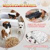 BOROLA Pet Dog Building Blocks Set Educational Toy Realistic Fun Animal Assembly Kit Toys Games(Rottweiler Blocks)