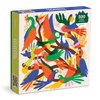 Galison Chromatic Birds 500 Piece Puzzle from Galison - Fun and Challenging Puzzle for Adults, Colorful Modern Illustrations of Birds, Thick and Sturdy Pieces, Great Gift Idea